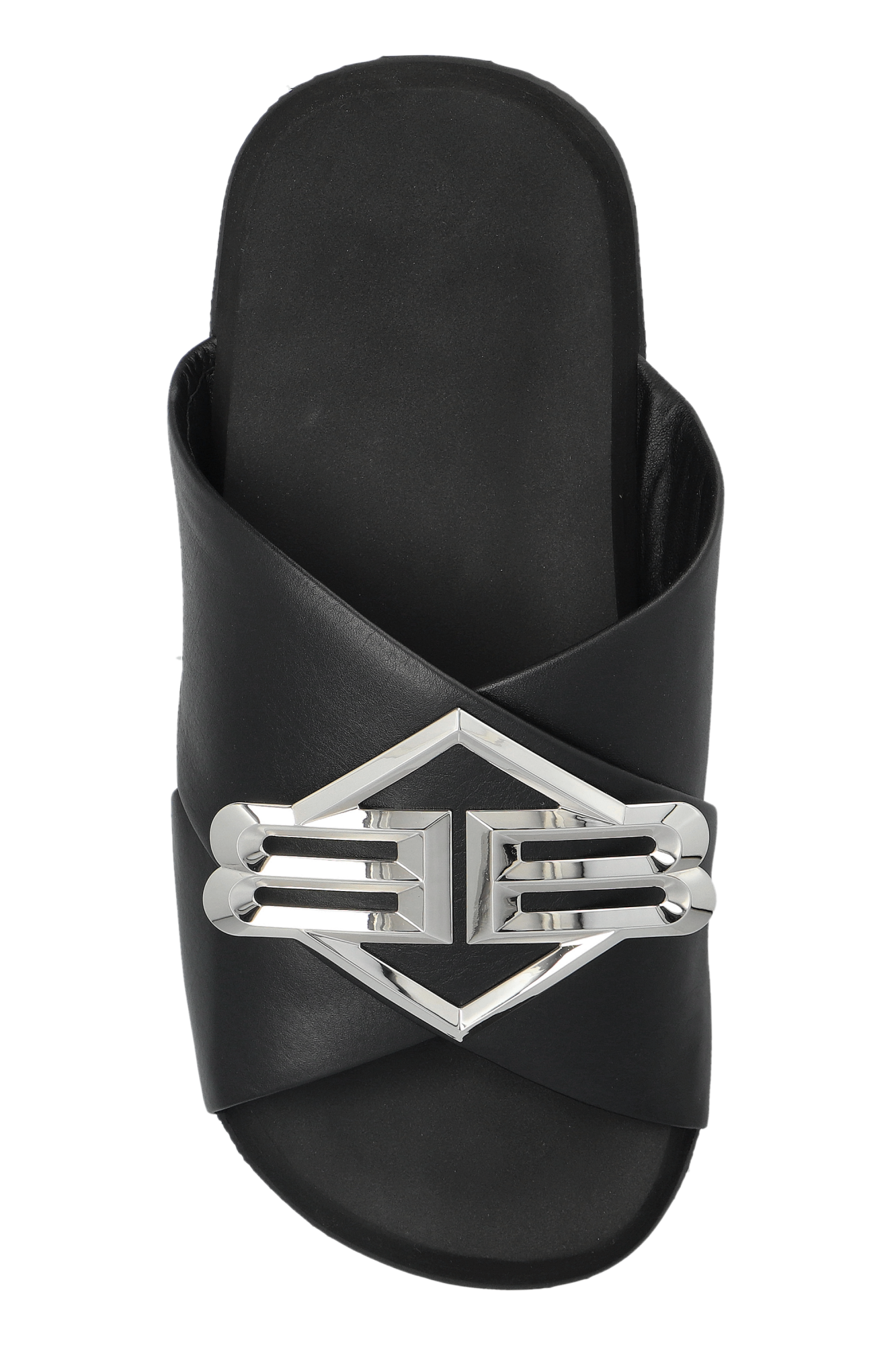 Balenciaga Leather slides with logo | Men's Shoes | Vitkac